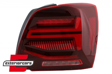 Full LED stražnja svjetla SEQ žmigavci (crvena) / VW Polo 6R 6C (2009-2017), LDVWV4