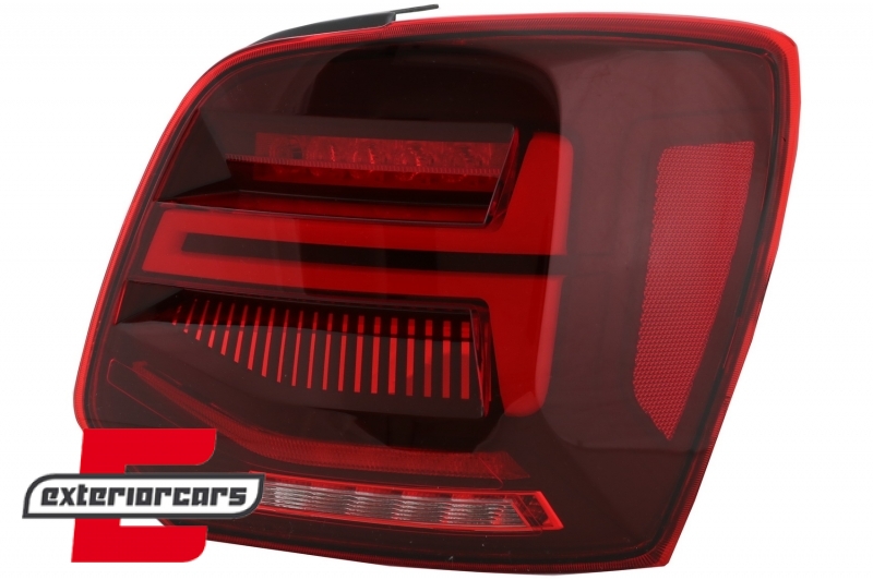 Full LED stražnja svjetla SEQ žmigavci (crvena) / VW Polo 6R 6C (2009-2017), LDVWV4