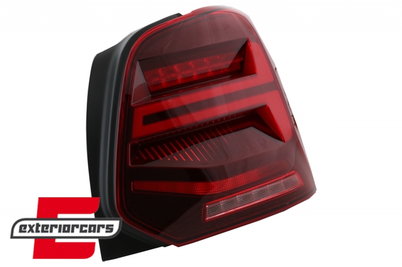 Full LED stražnja svjetla SEQ žmigavci (crvena) / VW Polo 6R 6C (2009-2017), LDVWV4