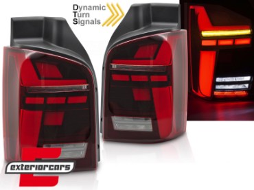Full LED stražnja svjetla SEQ žmigavci (crvena) / VW T5 T5.1 (2003-2015), LDVWW8
