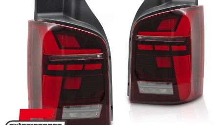 Full LED stražnja svjetla SEQ žmigavci (crvena) / VW T5 T5.1 (2003-2015), LDVWW8
