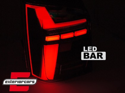 Full LED stražnja svjetla SEQ žmigavci (crvena) / VW T5 T5.1 (2003-2015), LDVWW8