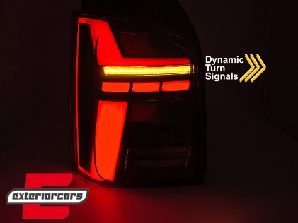 Full LED stražnja svjetla SEQ žmigavci (crvena) / VW T5 T5.1 (2003-2015), LDVWW8