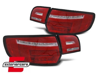 Full LED stražnja svjetla SEQ žmigavci (crvena/kristal) / AUDI A3 8P Sportback (2008-2012) 5 vrata, LDAUI3