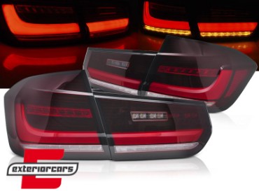 Full LED stražnja svjetla SEQ žmigavci (crvena/kristal) / BMW serije 3 F30 (2011-2019), LDBMJ8