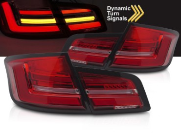 Full LED stražnja svjetla SEQ žmigavci (crvena/kristal) / BMW serije 5 F10 (2010-2013) limuzina, LDBMO7