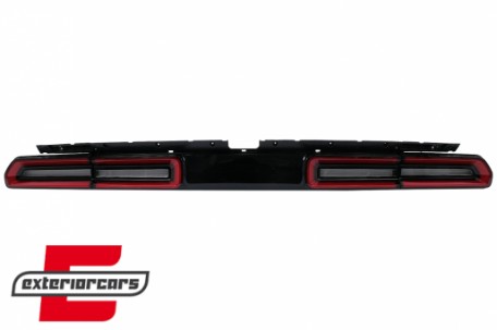 Full LED stražnja svjetla SEQ žmigavci (crvena/kristal) / Dodge Challenger (2008-2014), TLDOGCHA3