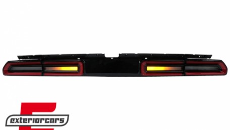 Full LED stražnja svjetla SEQ žmigavci (crvena/kristal) / Dodge Challenger (2008-2014), TLDOGCHA3