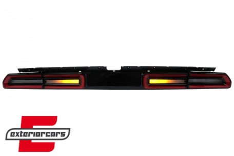 Full LED stražnja svjetla SEQ žmigavci (crvena/kristal) / Dodge Challenger (2008-2014), TLDOGCHA3