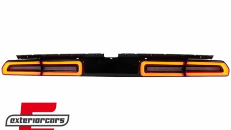 Full LED stražnja svjetla SEQ žmigavci (crvena/kristal) / Dodge Challenger (2008-2014), TLDOGCHA3