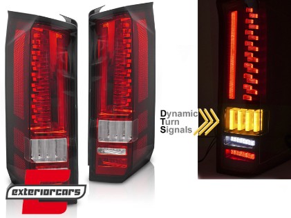 Full LED stražnja svjetla SEQ žmigavci (crvena/kristal) / MAN TGE VW Crafter II (2017-), LDVWU1