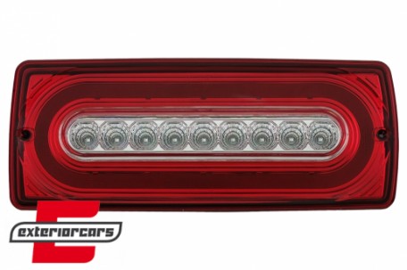 Full LED stražnja svjetla SEQ žmigavci (crvena/kristal) / Mercedes G-klasa W463 (1990-2012), LDMEB6