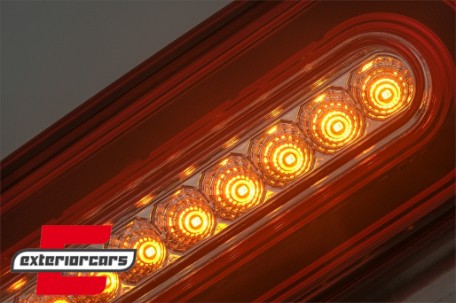 Full LED stražnja svjetla SEQ žmigavci (crvena/kristal) / Mercedes G-klasa W463 (1990-2012), LDMEB6