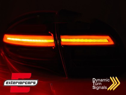 Full LED stražnja svjetla SEQ žmigavci (crvena/kristal) / Porsche Cayenne 958 (2010-2014), LDPO33
