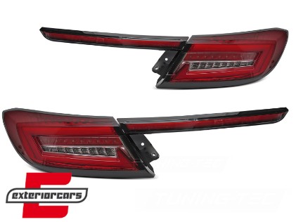 Full LED stražnja svjetla SEQ žmigavci (crvena/kristal) / Toyota GR86 (2021-), LDTO23