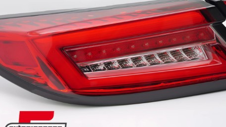 Full LED stražnja svjetla SEQ žmigavci (crvena/kristal) / Toyota GR86 (2021-), LDTO23