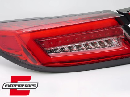 Full LED stražnja svjetla SEQ žmigavci (crvena/kristal) / Toyota GR86 (2021-), LDTO23