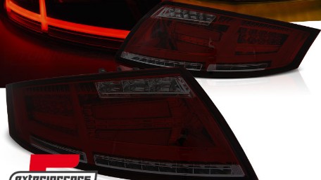 Full LED stražnja svjetla SEQ žmigavci (crvena/smoke) / Audi TT 8J (2006-2014), LDAUD2