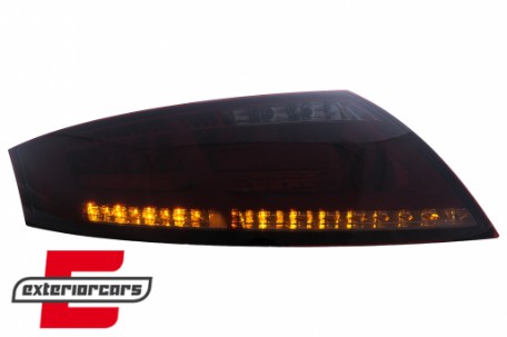 Full LED stražnja svjetla SEQ žmigavci (crvena/smoke) / Audi TT 8J (2006-2014), LDAUD2