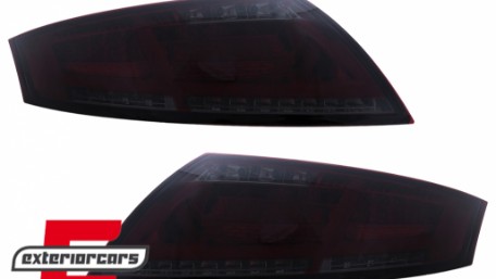 Full LED stražnja svjetla SEQ žmigavci (crvena/smoke) / Audi TT 8J (2006-2014), LDAUD2