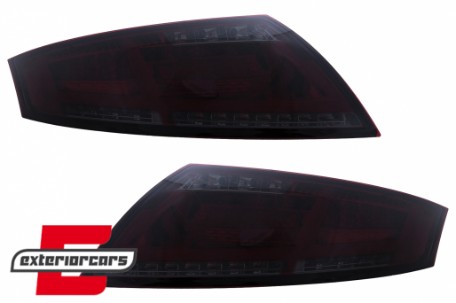 Full LED stražnja svjetla SEQ žmigavci (crvena/smoke) / Audi TT 8J (2006-2014), LDAUD2