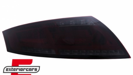 Full LED stražnja svjetla SEQ žmigavci (crvena/smoke) / Audi TT 8J (2006-2014), LDAUD2