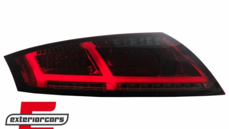 Full LED stražnja svjetla SEQ žmigavci (crvena/smoke) / Audi TT 8J (2006-2014), LDAUD2