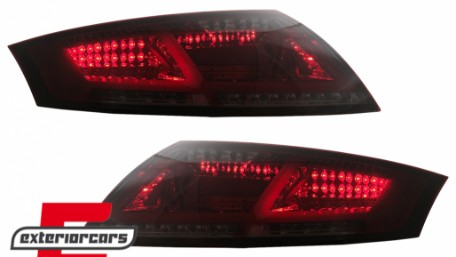 Full LED stražnja svjetla SEQ žmigavci (crvena/smoke) / Audi TT 8J (2006-2014), LDAUD2