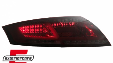 Full LED stražnja svjetla SEQ žmigavci (crvena/smoke) / Audi TT 8J (2006-2014), LDAUD2