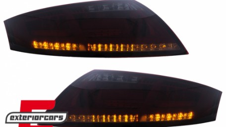 Full LED stražnja svjetla SEQ žmigavci (crvena/smoke) / Audi TT 8J (2006-2014), LDAUD2
