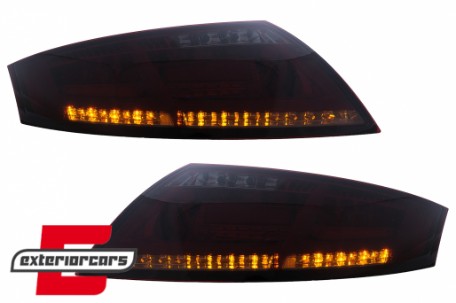 Full LED stražnja svjetla SEQ žmigavci (crvena/smoke) / Audi TT 8J (2006-2014), LDAUD2