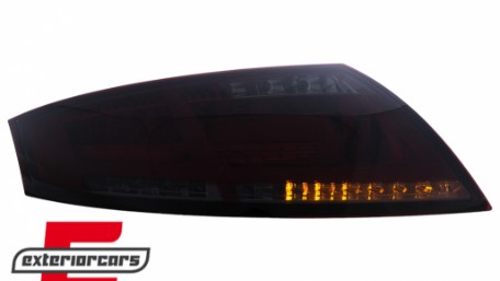 Full LED stražnja svjetla SEQ žmigavci (crvena/smoke) / Audi TT 8J (2006-2014), LDAUD2