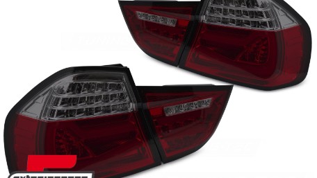 Full LED stražnja svjetla SEQ žmigavci (crvena/smoke) / BMW serije 3 E90 LCI (2008-2011) limuzina, LDBMK3