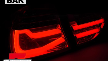 Full LED stražnja svjetla SEQ žmigavci (crvena/smoke) / BMW serije 3 E90 LCI (2008-2011) limuzina, LDBMK3