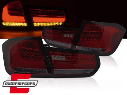 Full LED stražnja svjetla SEQ žmigavci (crvena/smoke) / BMW serije 3 F30 F35 (2011-2014), LDBMJ6
