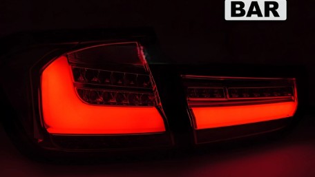 Full LED stražnja svjetla SEQ žmigavci (crvena/smoke) / BMW serije 3 F30 F35 (2011-2014), LDBMJ6