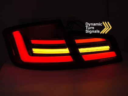 Full LED stražnja svjetla SEQ žmigavci (crvena/smoke) / BMW serije 5 F10 (2010-2013) limuzina, LDBMO8
