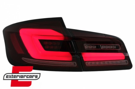 Full LED stražnja svjetla SEQ žmigavci (crvena/smoke) / BMW serije 5 F10 (2010-2017) limuzina, LDBMJ2