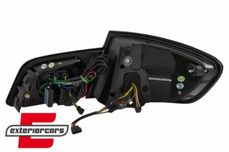 Full LED stražnja svjetla SEQ žmigavci (crvena/smoke) / BMW serije 5 F10 (2010-2017) limuzina, LDBMJ2