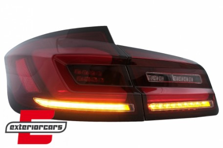 Full LED stražnja svjetla SEQ žmigavci (crvena/smoke) / BMW serije 5 F10 (2010-2017) limuzina, LDBMJ2
