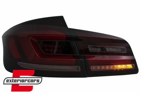 Full LED stražnja svjetla SEQ žmigavci (crvena/smoke) / BMW serije 5 F10 (2010-2017) limuzina, LDBMJ2
