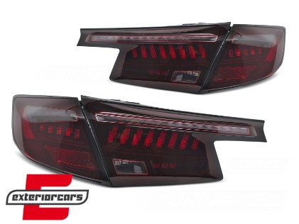 Full LED stražnja svjetla SEQ žmigavci (crvena/smoke) / Honda Civic XI (2021-), LDHO10