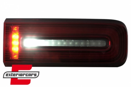 Full LED stražnja svjetla SEQ žmigavci (crvena/smoke) / Mercedes G-klasa W463 Facelift (2018-2024), TLMBW463NLS