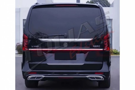 Full LED stražnja svjetla SEQ žmigavci (crvena/smoke) / Mercedes V-klasa W447 (2014-2023), TLMBW447VTL