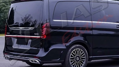 Full LED stražnja svjetla SEQ žmigavci (crvena/smoke) / Mercedes V-klasa W447 (2014-2023), TLMBW447VTL