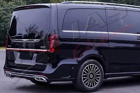 Full LED stražnja svjetla SEQ žmigavci (crvena/smoke) / Mercedes V-klasa W447 (2014-2023), TLMBW447VTL