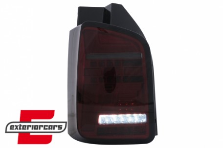 Full LED stražnja svjetla SEQ žmigavci (crvena/smoke) / Volkswagen T5.1 (2010-2015), LDVWO7