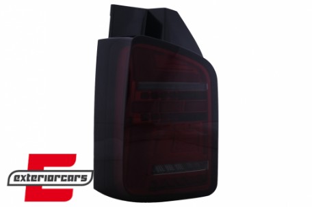Full LED stražnja svjetla SEQ žmigavci (crvena/smoke) / Volkswagen T5.1 (2010-2015), LDVWO7