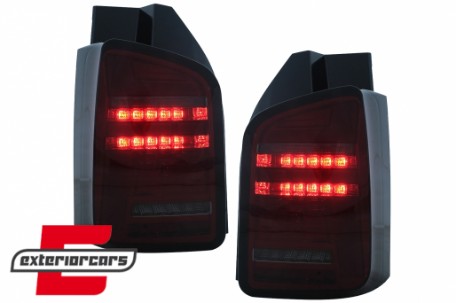 Full LED stražnja svjetla SEQ žmigavci (crvena/smoke) / Volkswagen T5.1 (2010-2015), LDVWO7