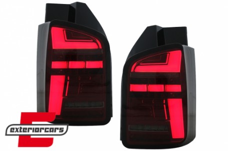 Full LED stražnja svjetla SEQ žmigavci (crvena/smoke) / Volkswagen T5.1 (2010-2015), LDVWO7
